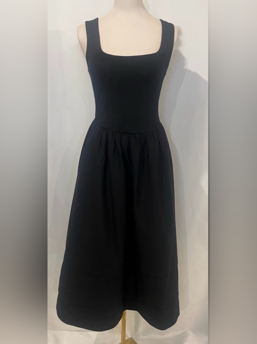 J.Crew Drop-waist mixy dress in black - Picture 5 of 8